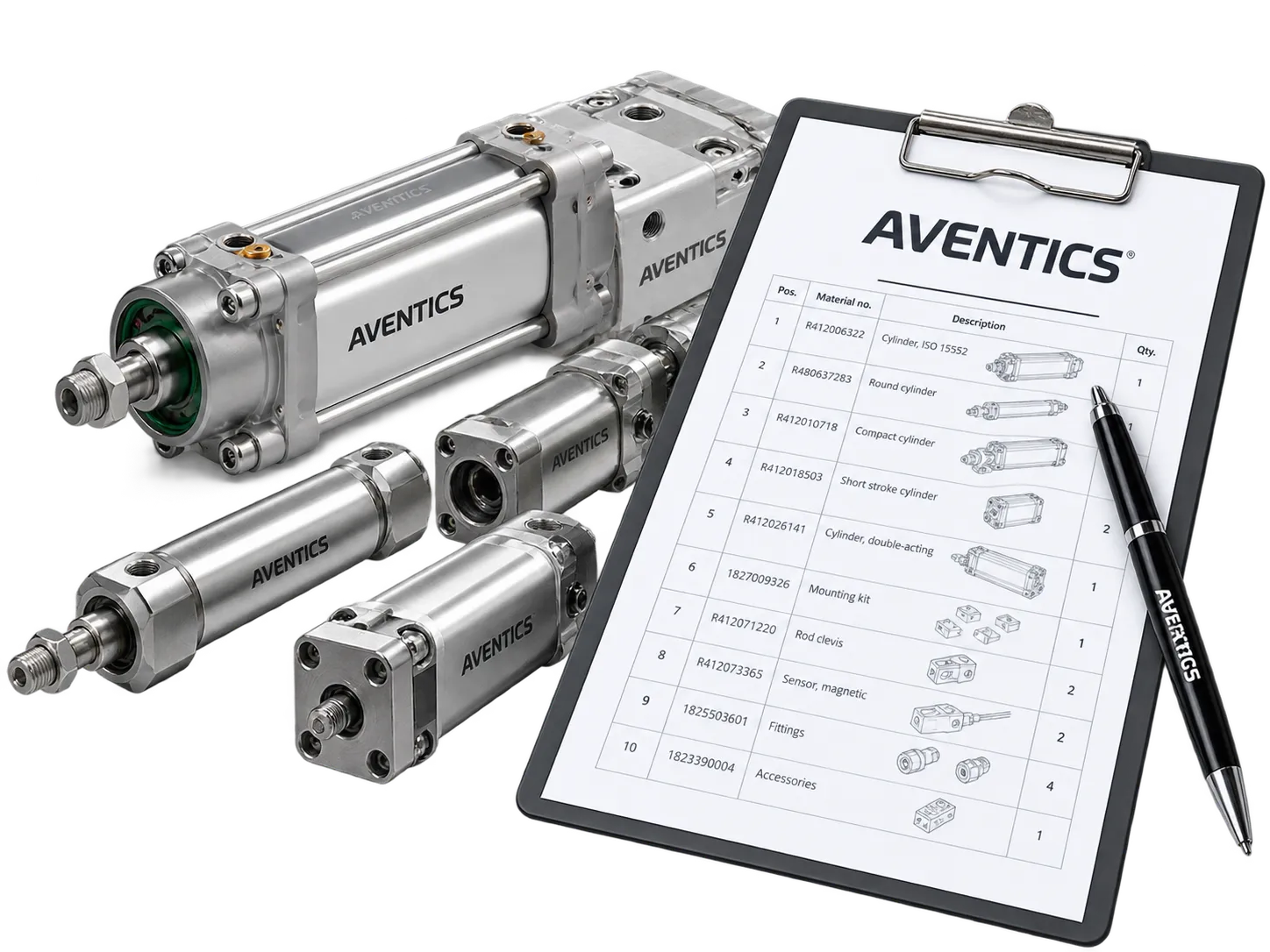 Пневматические компоненты AVENTICS и спецификация